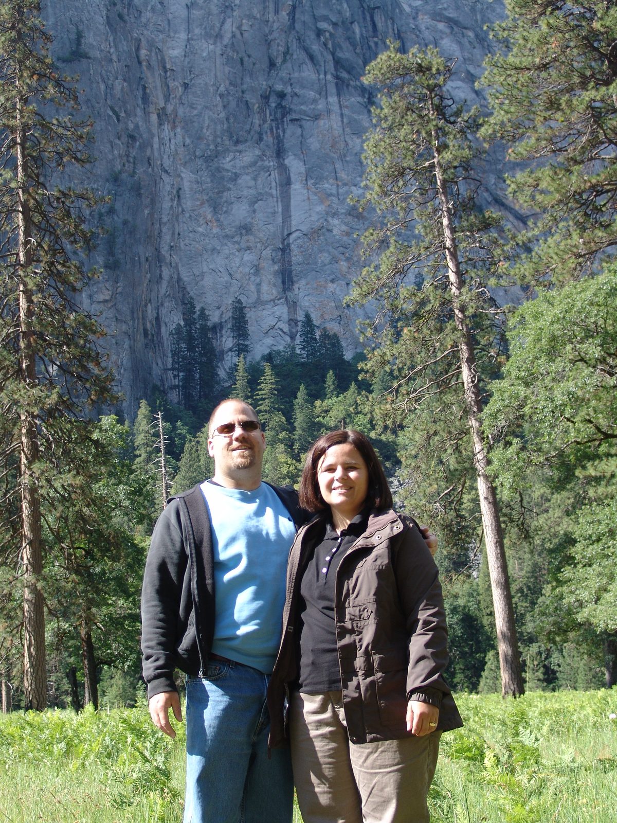 Michael and Kathy below El Capitan