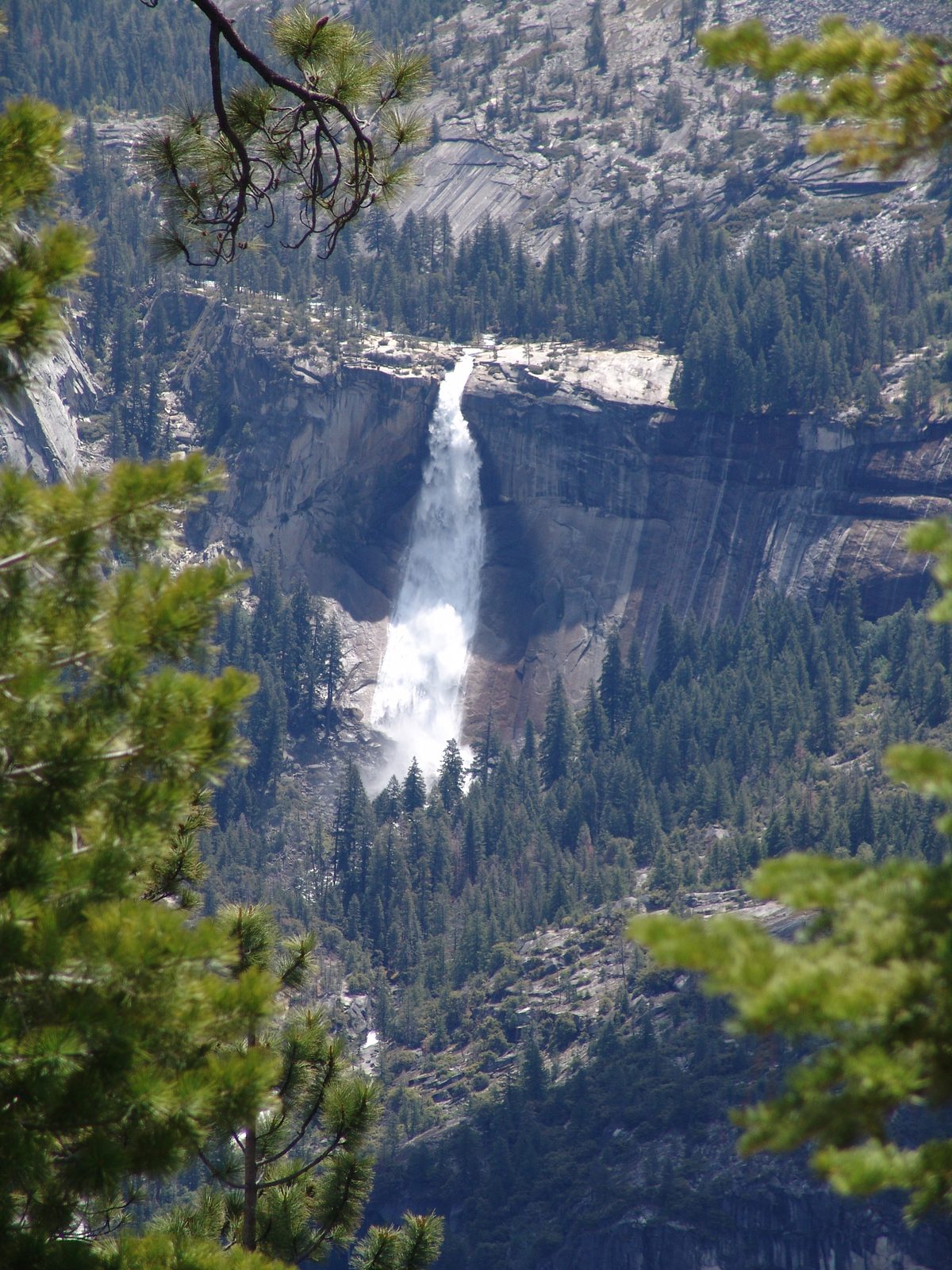 The falls from Glacier Point