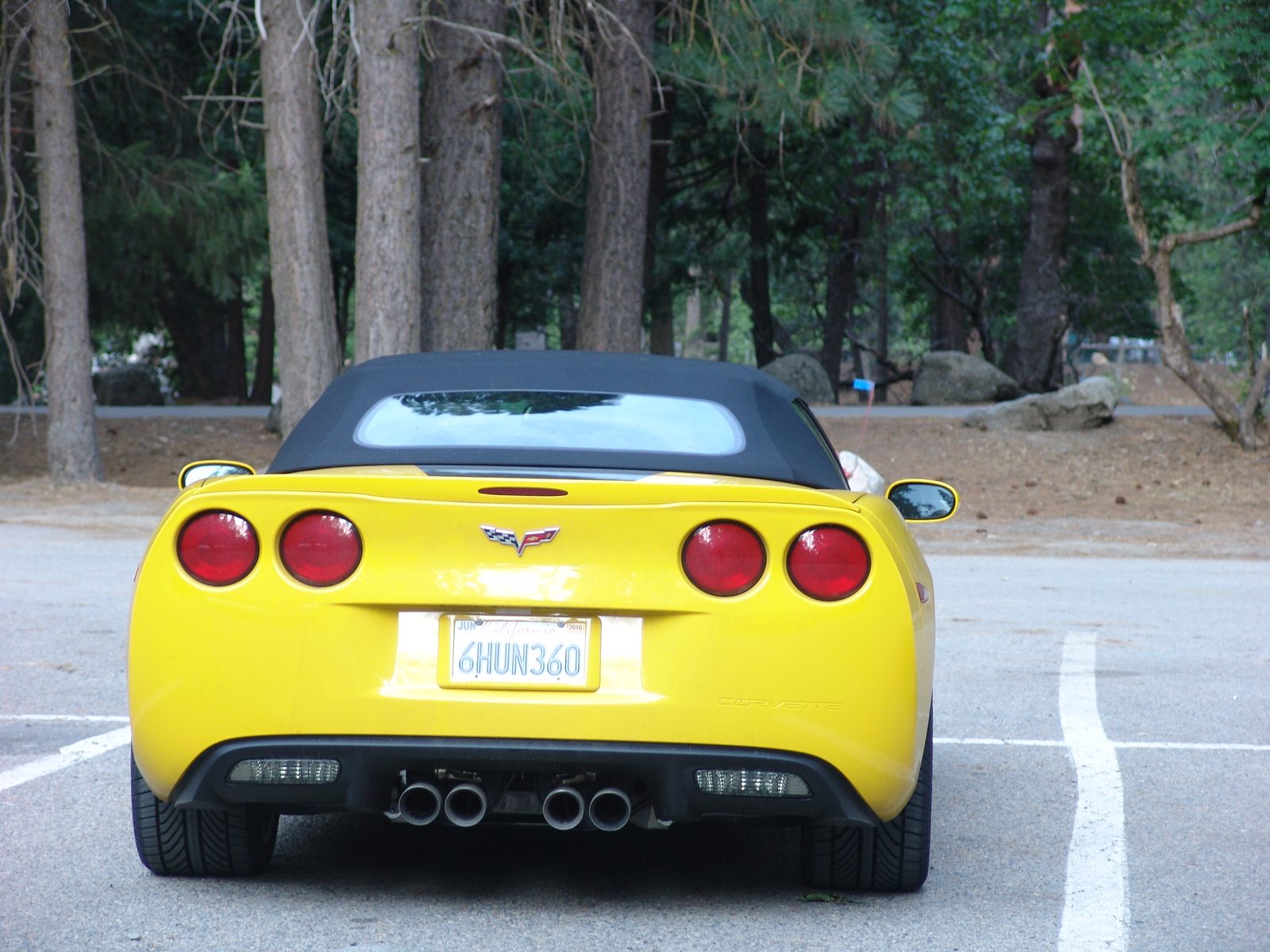 Our Corvette left at the stable lot