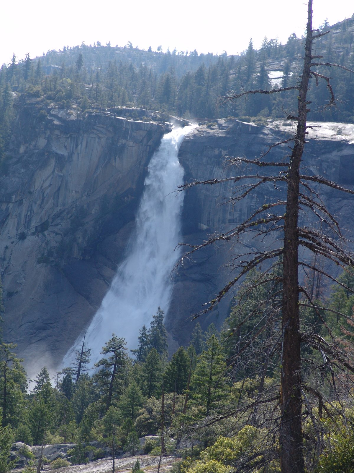 Nevada Fall from the horseback trail