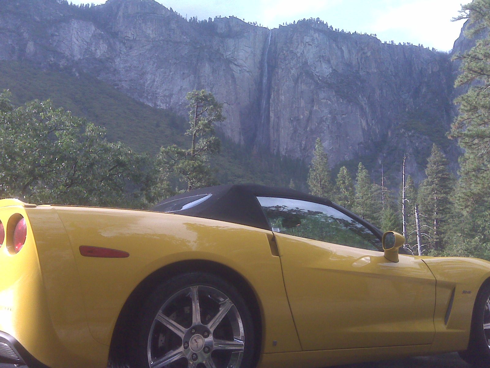 First glimpse of Sierra granite en route