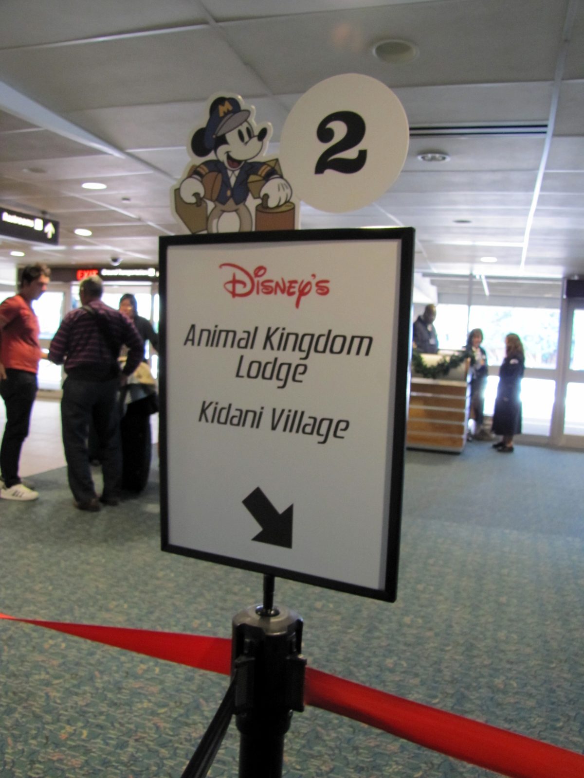 Sign pointing to Kidani Village