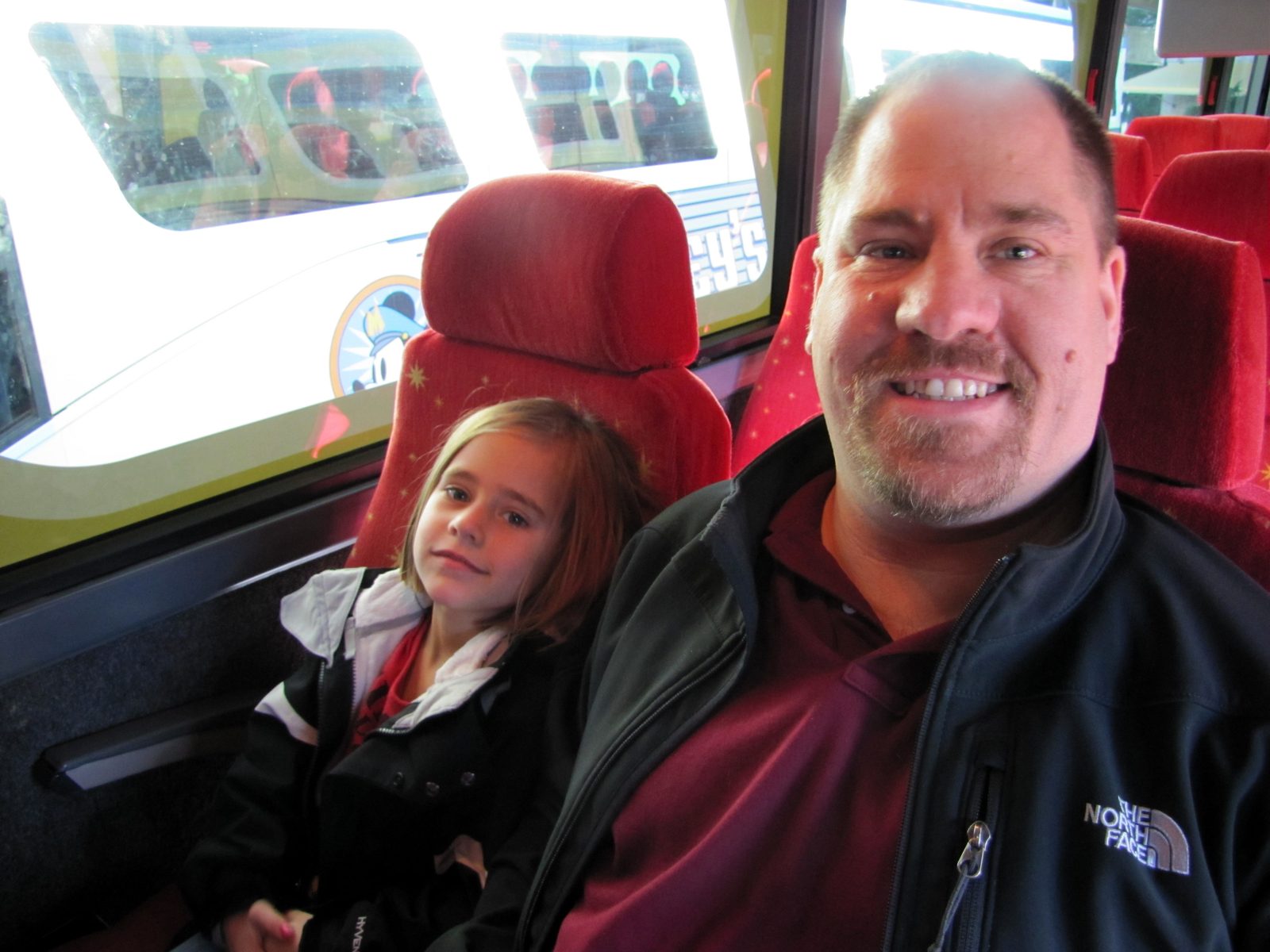 Lisa and Michael on the Magical Express bus