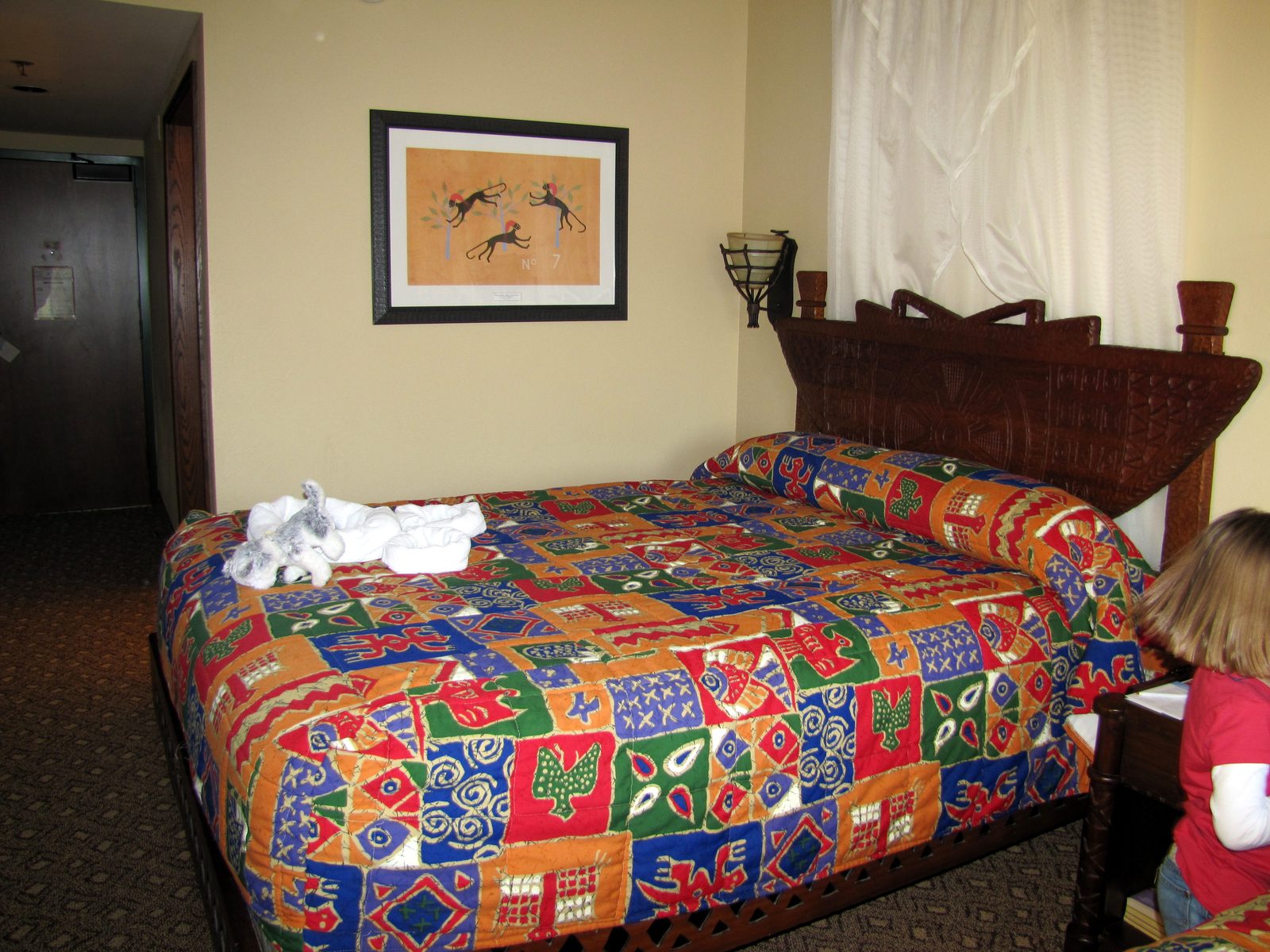 Our room at Animal Kingdom Lodge