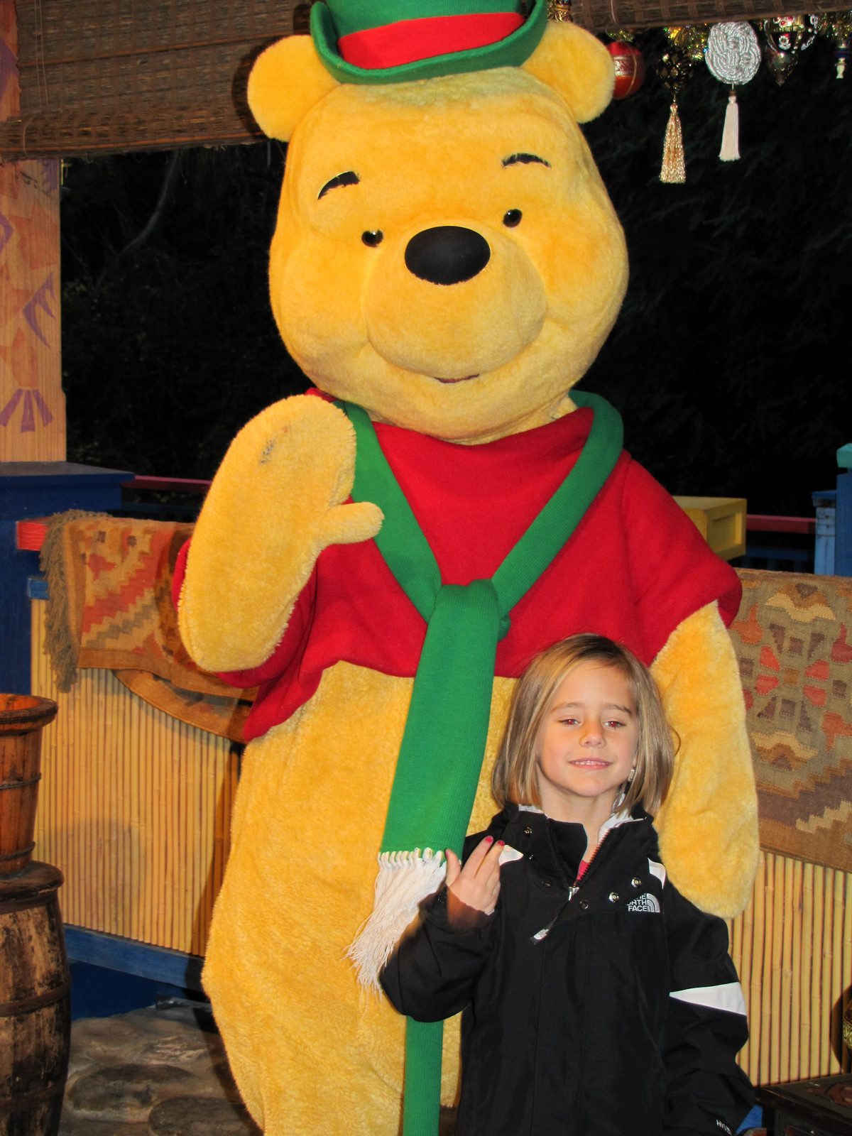 Lisa meets Winnie the Pooh