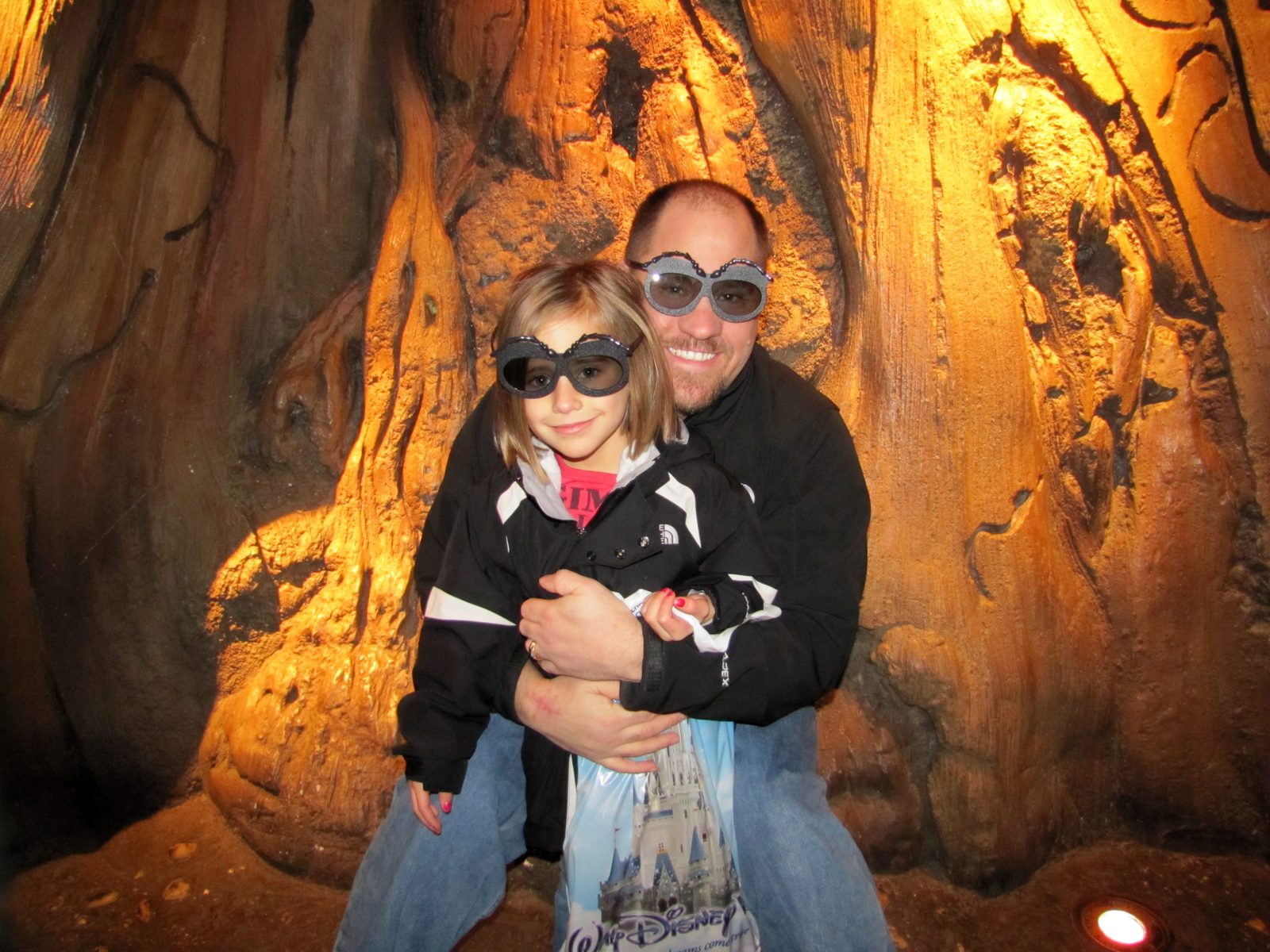 Lisa and Michael with our Bug's Life 3D glasses