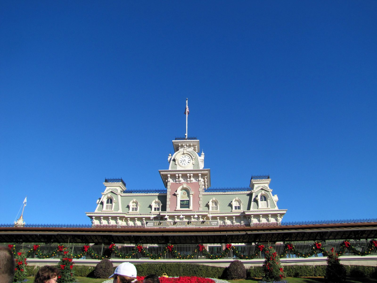 Arriving at the Magic Kingdom