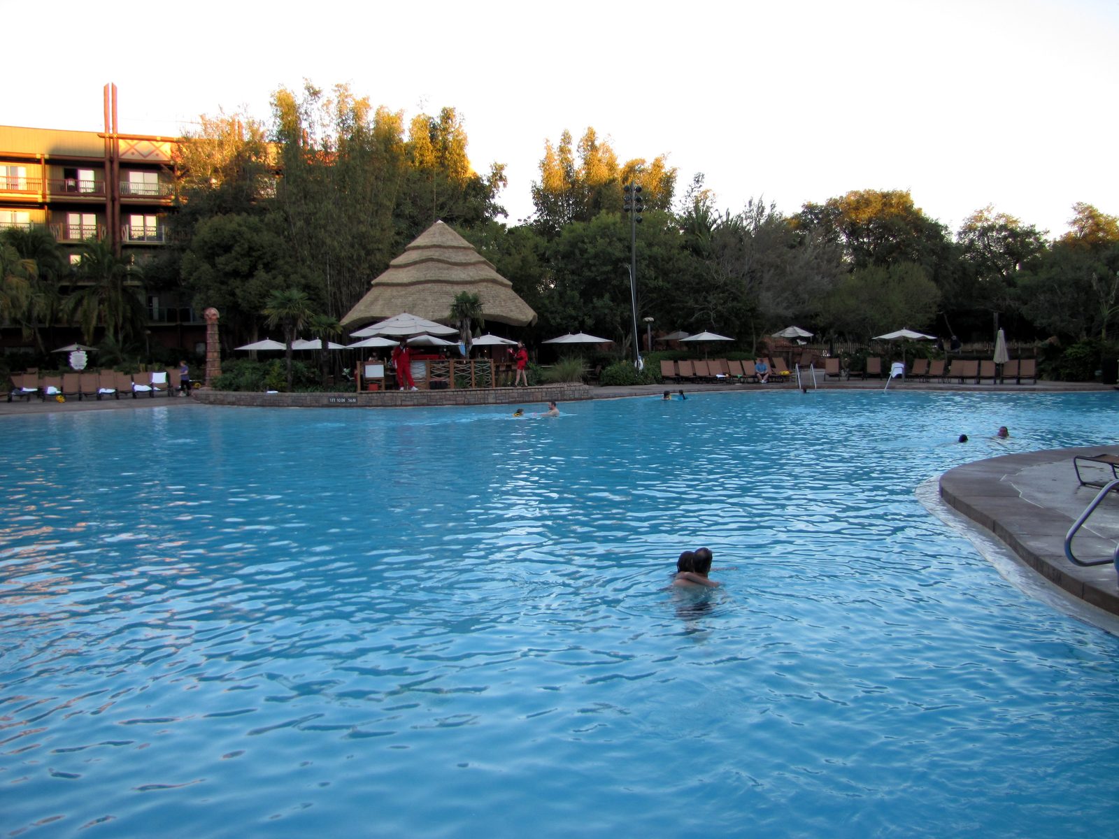 The pool at Animal Kingdom Lodge
