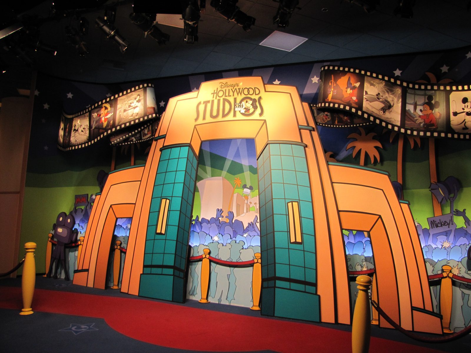 The Hollywood Studios entrance display