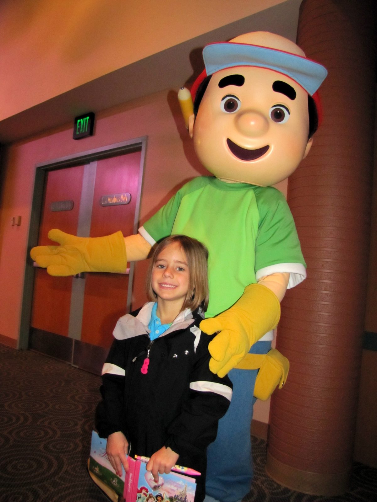 Handy Manny and Lisa at Disney's Hollywood Studios