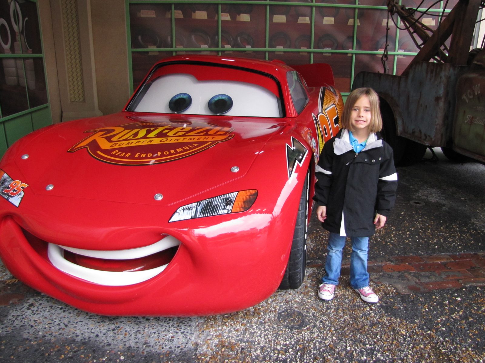 Lightning McQueen with Lisa