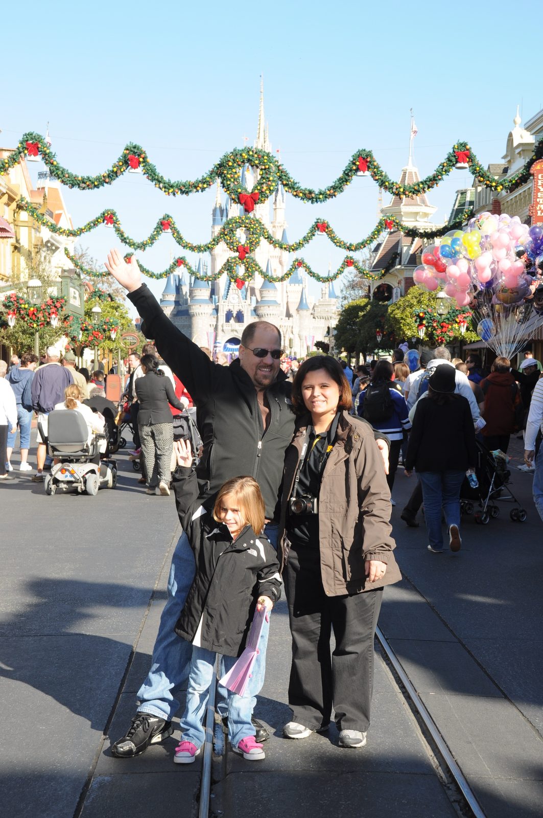 Kathy, Lisa and me on Main Street