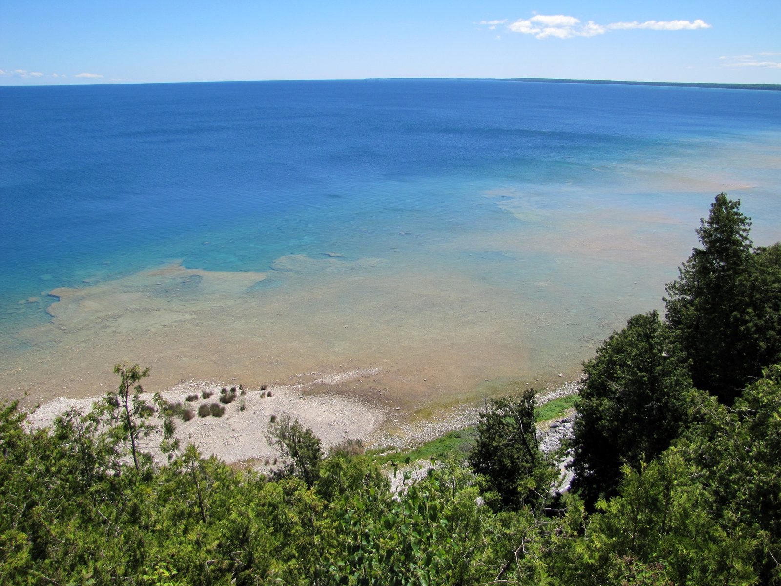 The view from the top of Arch Rock