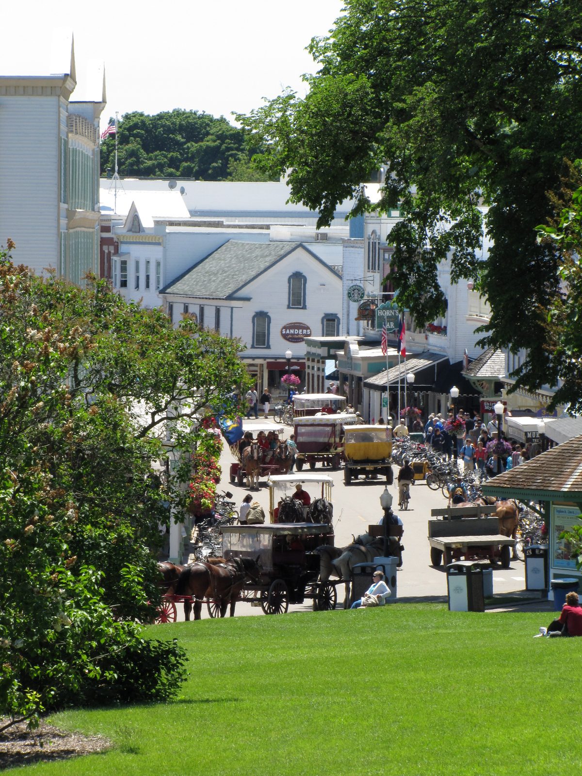 Main Street on Mackinac Island