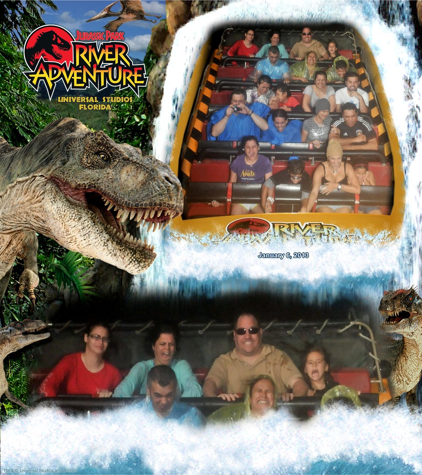 Jurassic Park River Adventure ride photo at Islands of Adventure