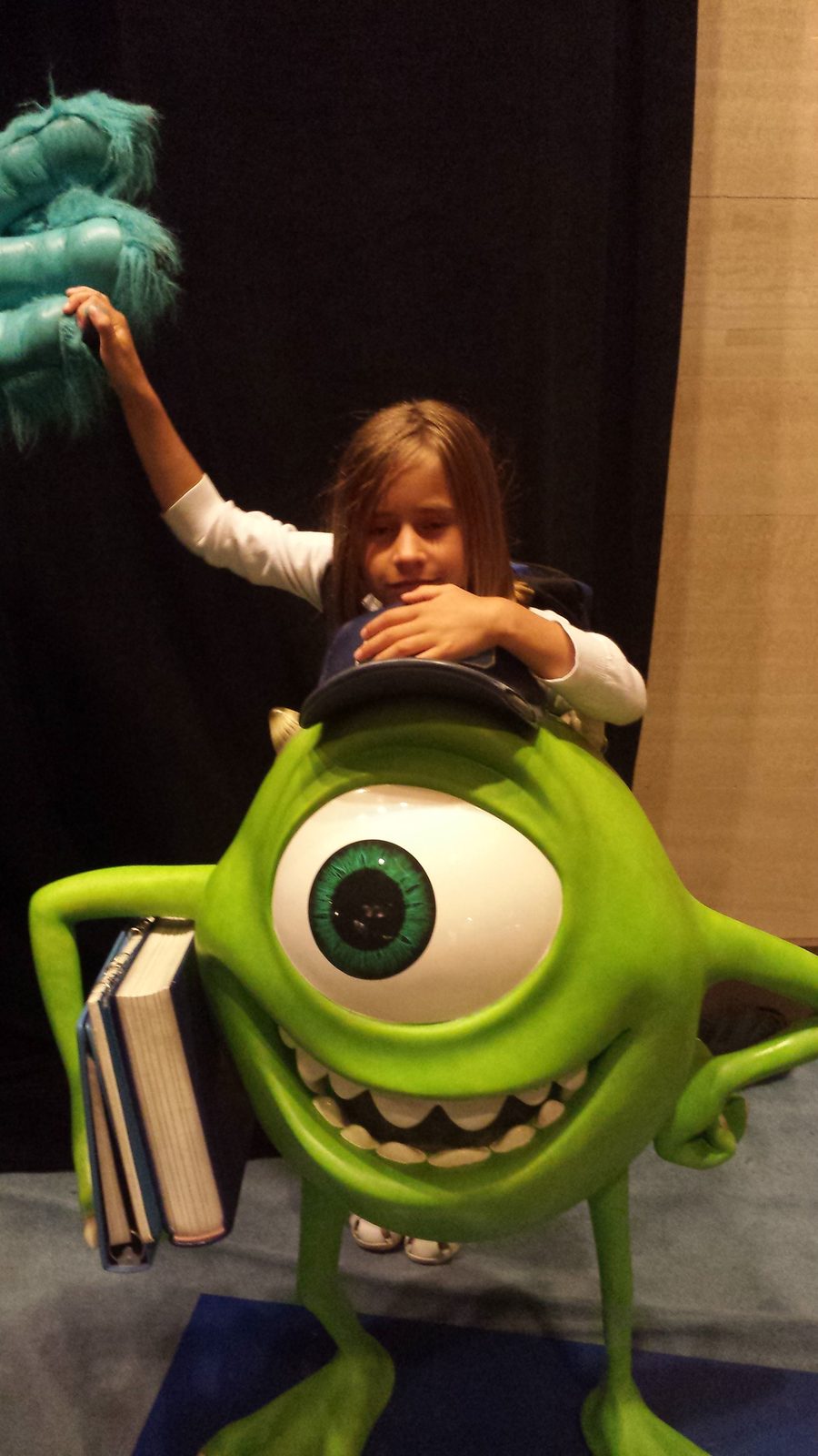 A hug from Mike Wazowski