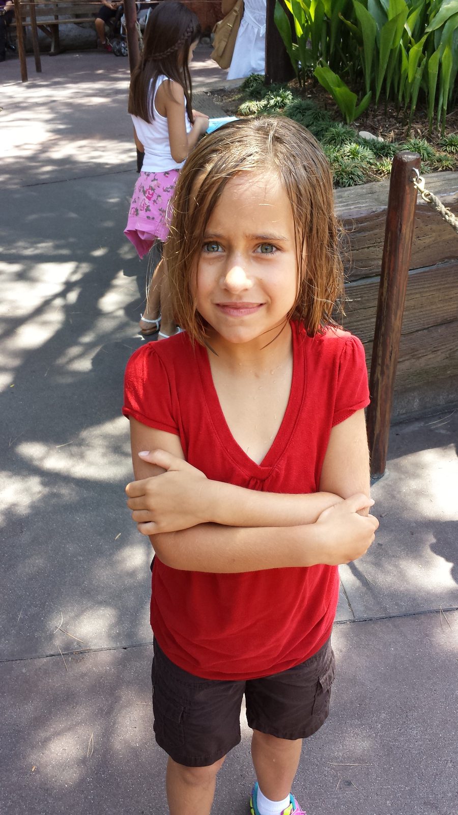 Lisa at Disneyland in the afternoon