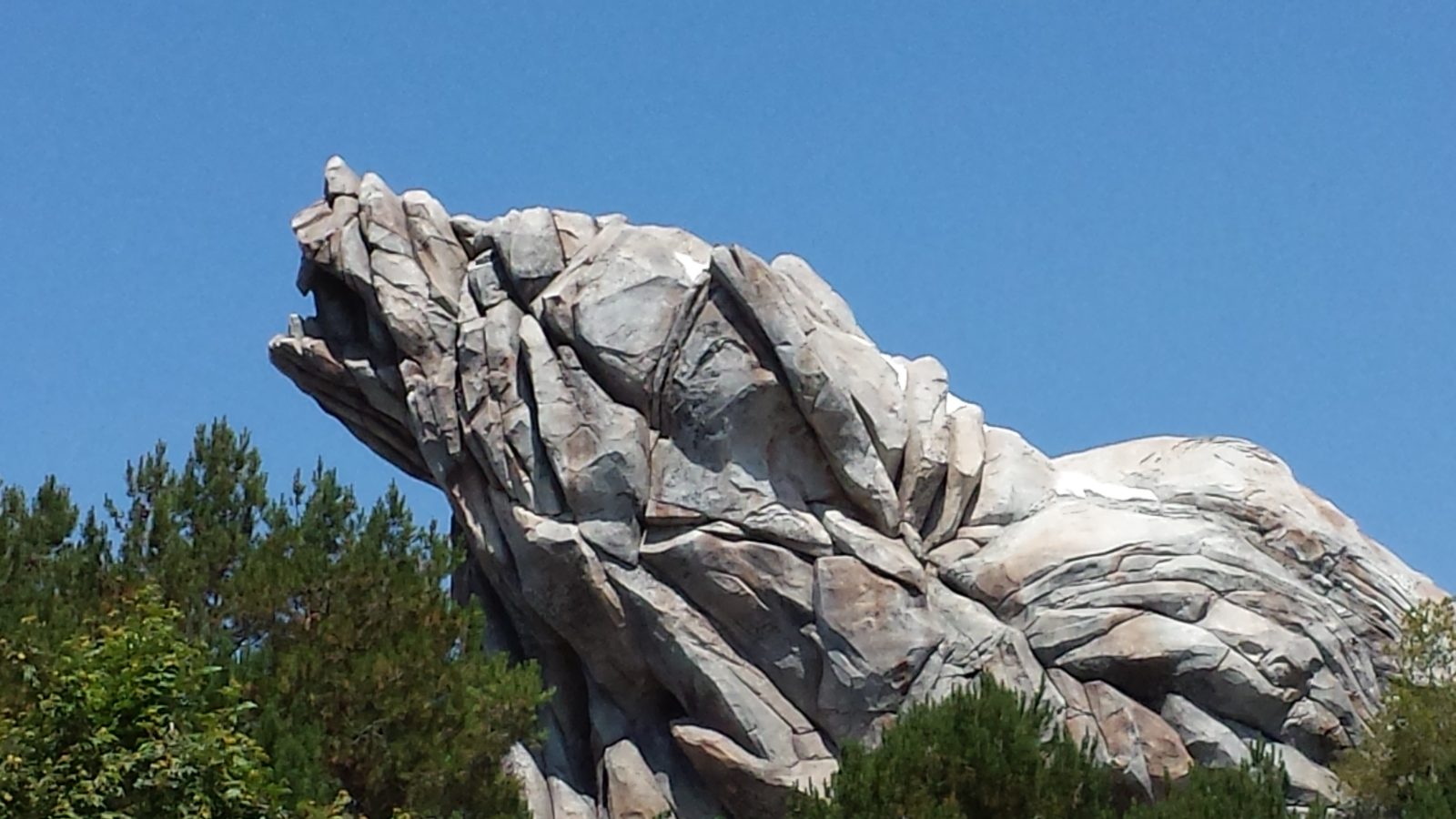 The Radiator Springs rock formation