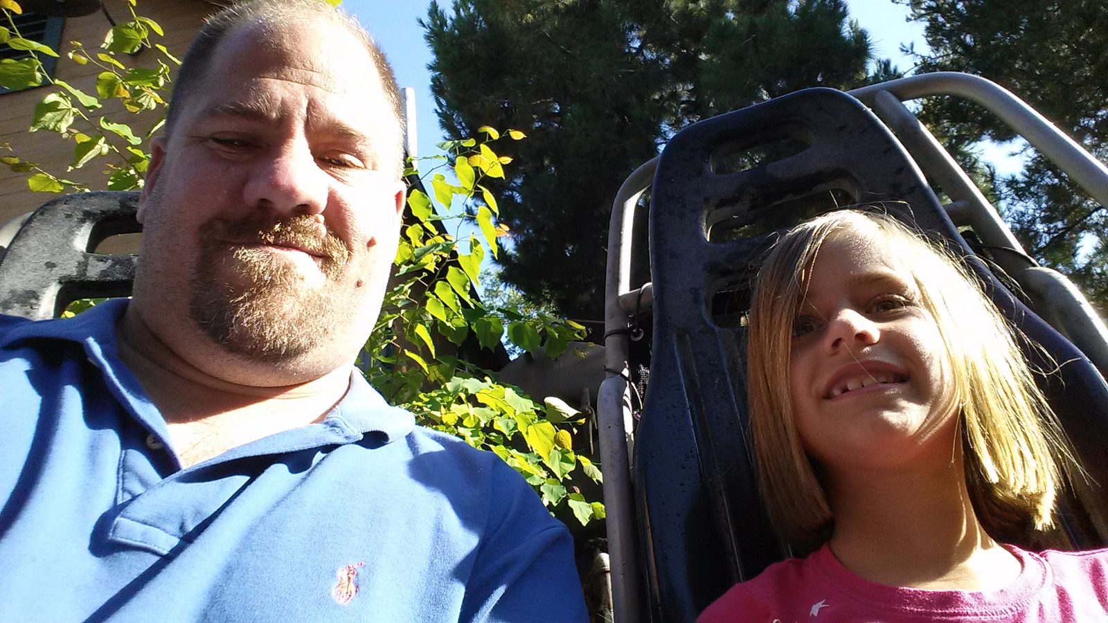 Lisa and me at Redwood Creek Challenge Trail
