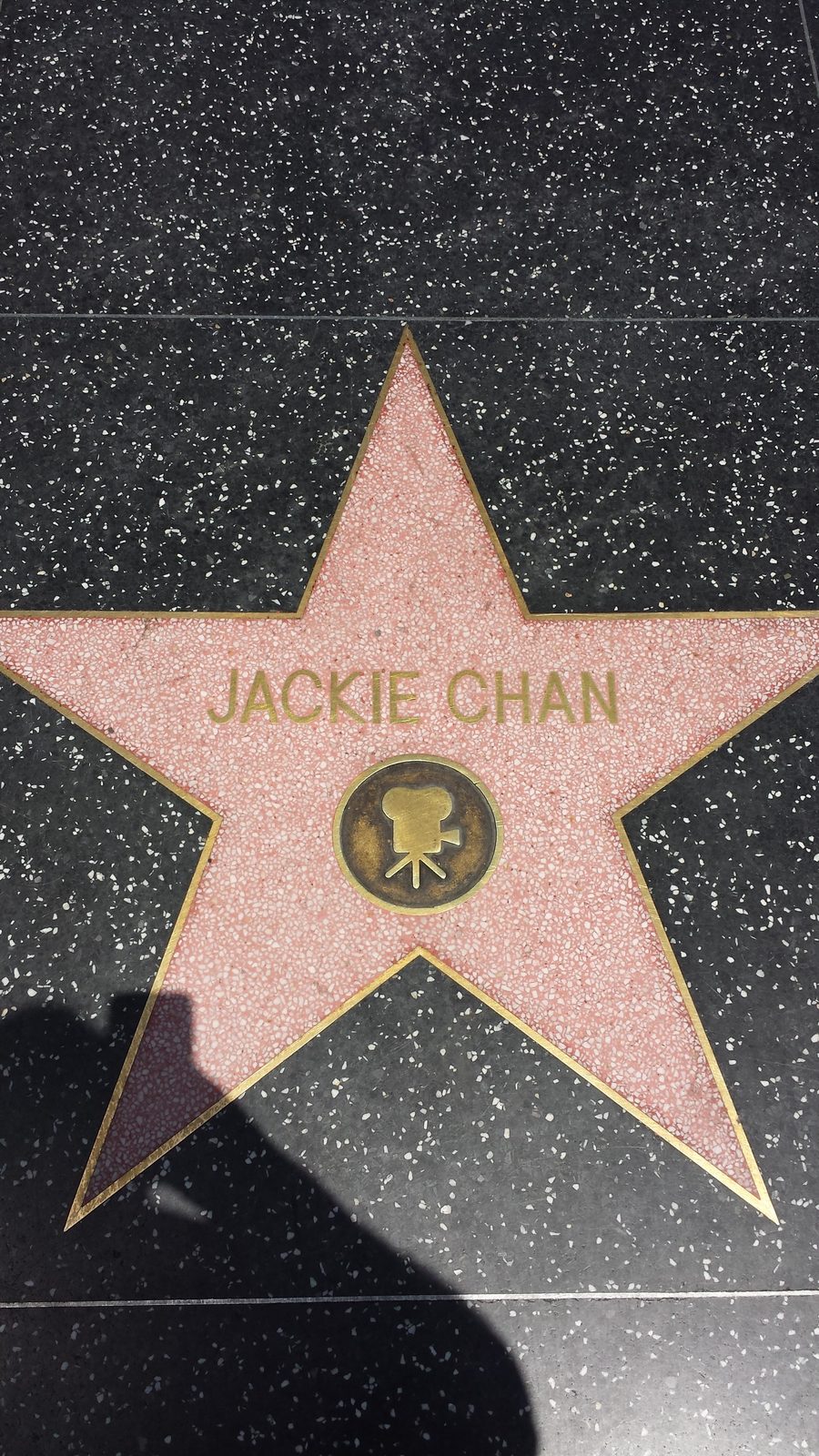 Jackie Chan's star on the Walk of Fame