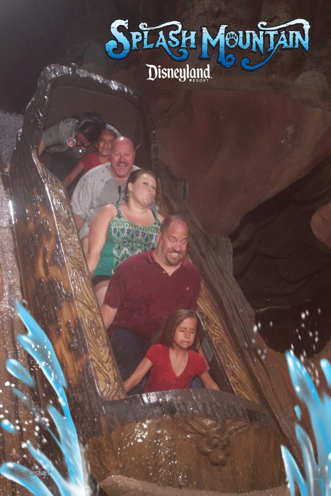 Lisa and me on Splash Mountain