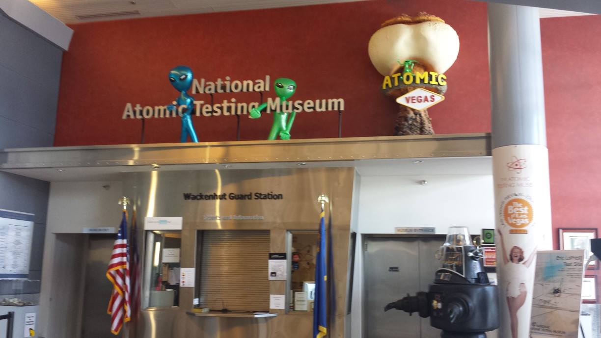 The National Atomic Testing Museum entrance