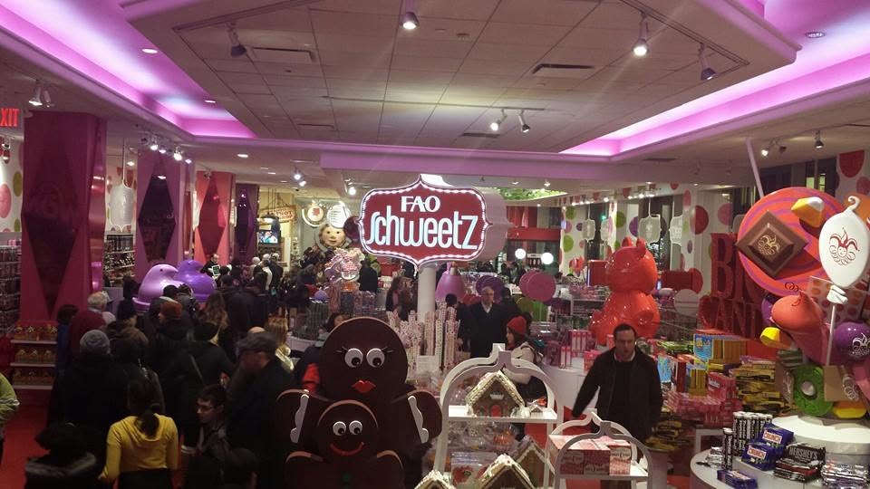 The F.A.O. Schweetz candy shop at F.A.O. Schwarz