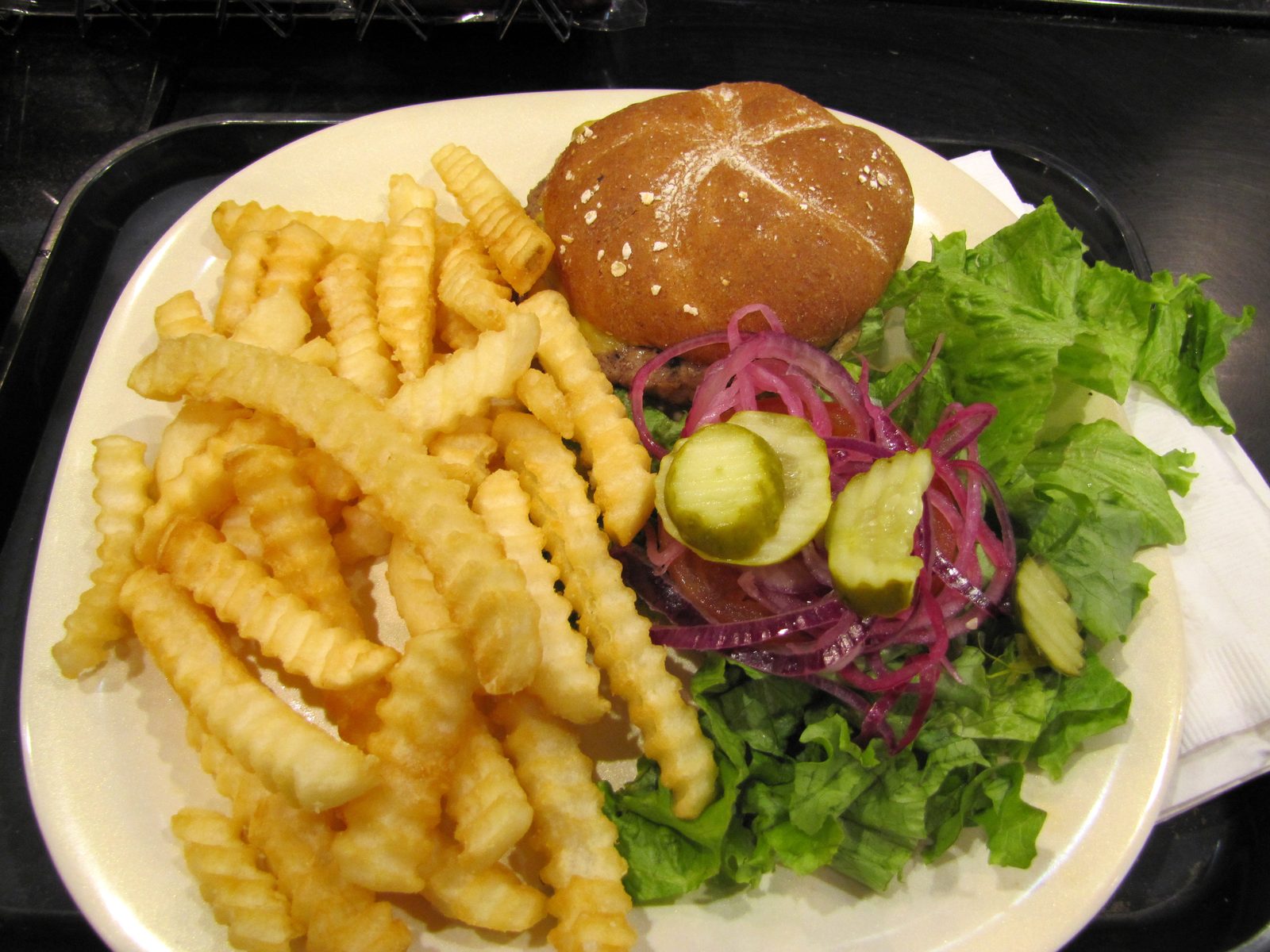 Lunch on Liberty Island