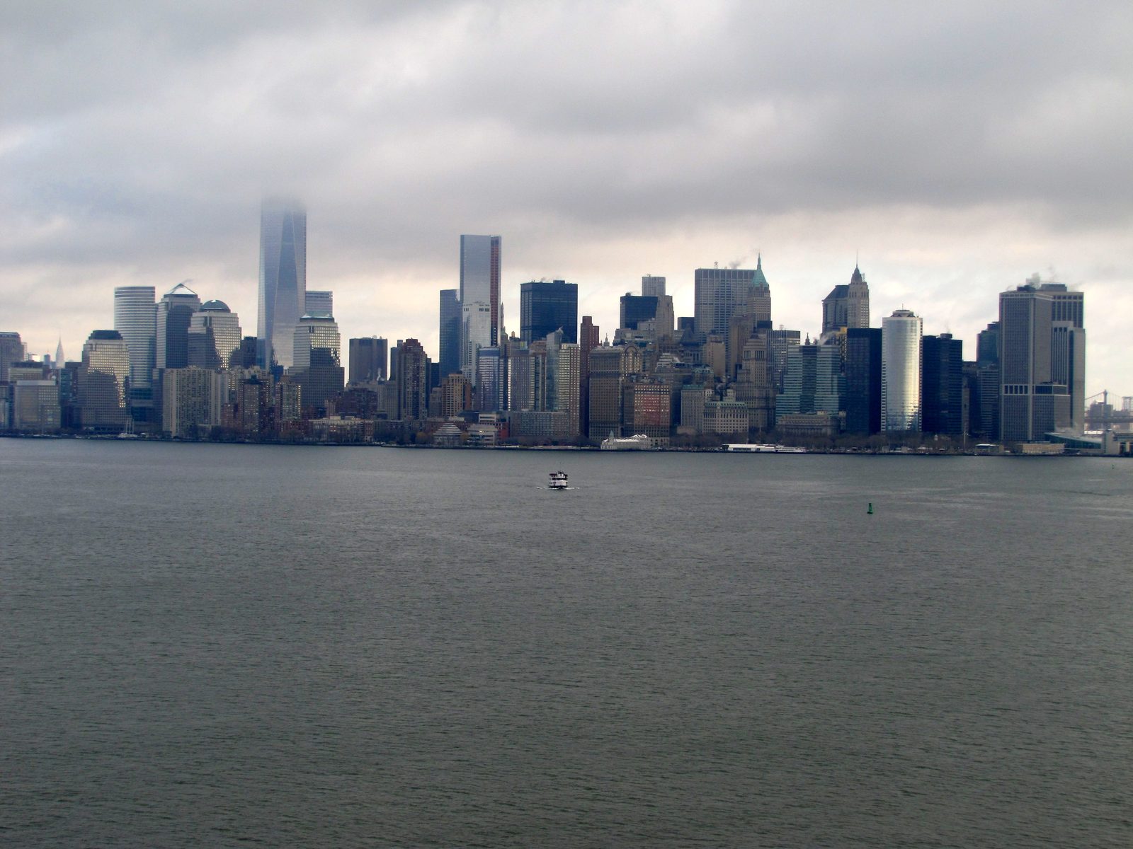 Lower Manhattan from Liberty Island