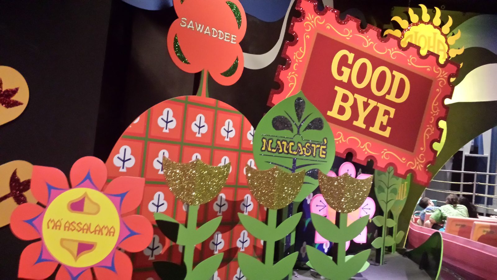 The goodbye room on It's a Small World