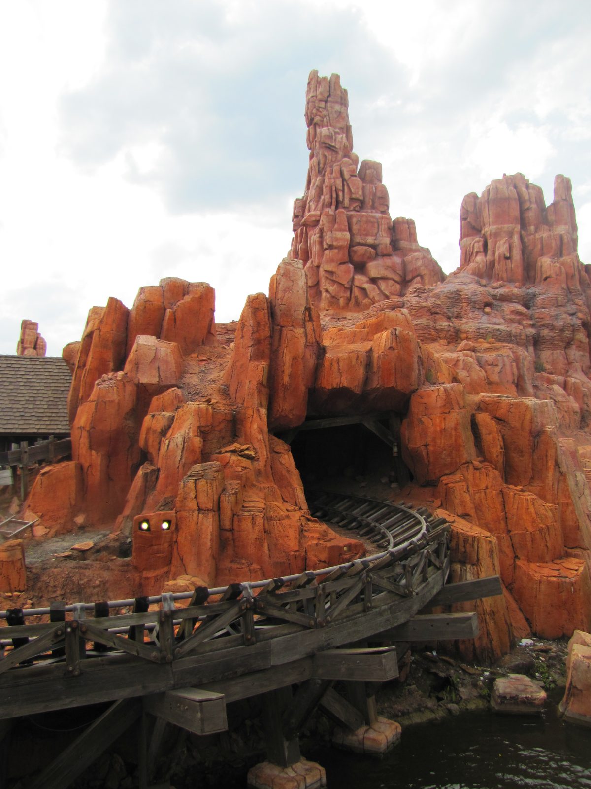 Big Thunder Mountain Railroad from the path