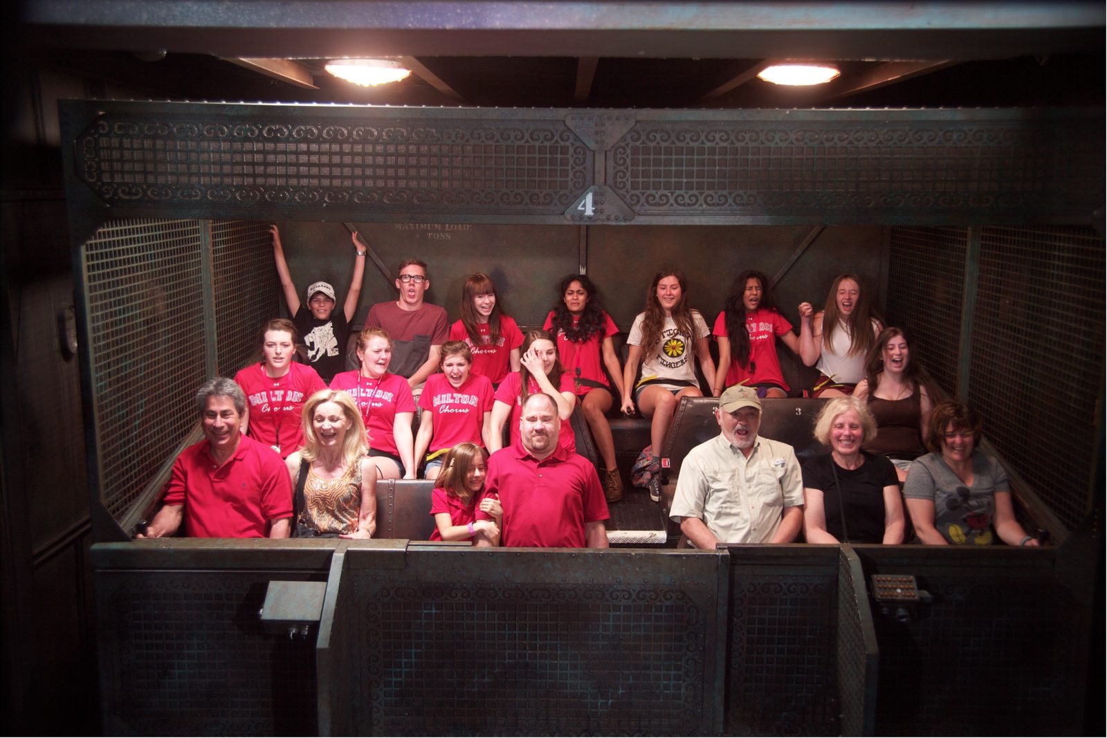 Lisa's first drop on Tower of Terror