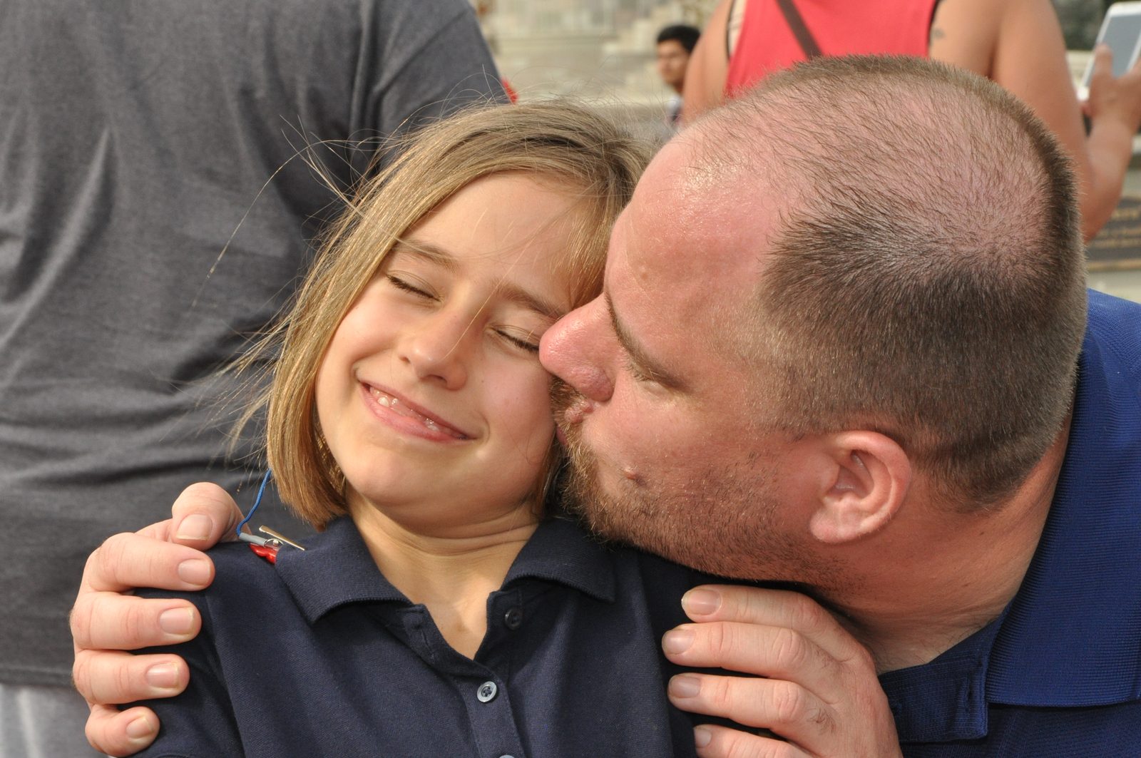 Lisa and me sharing a hug