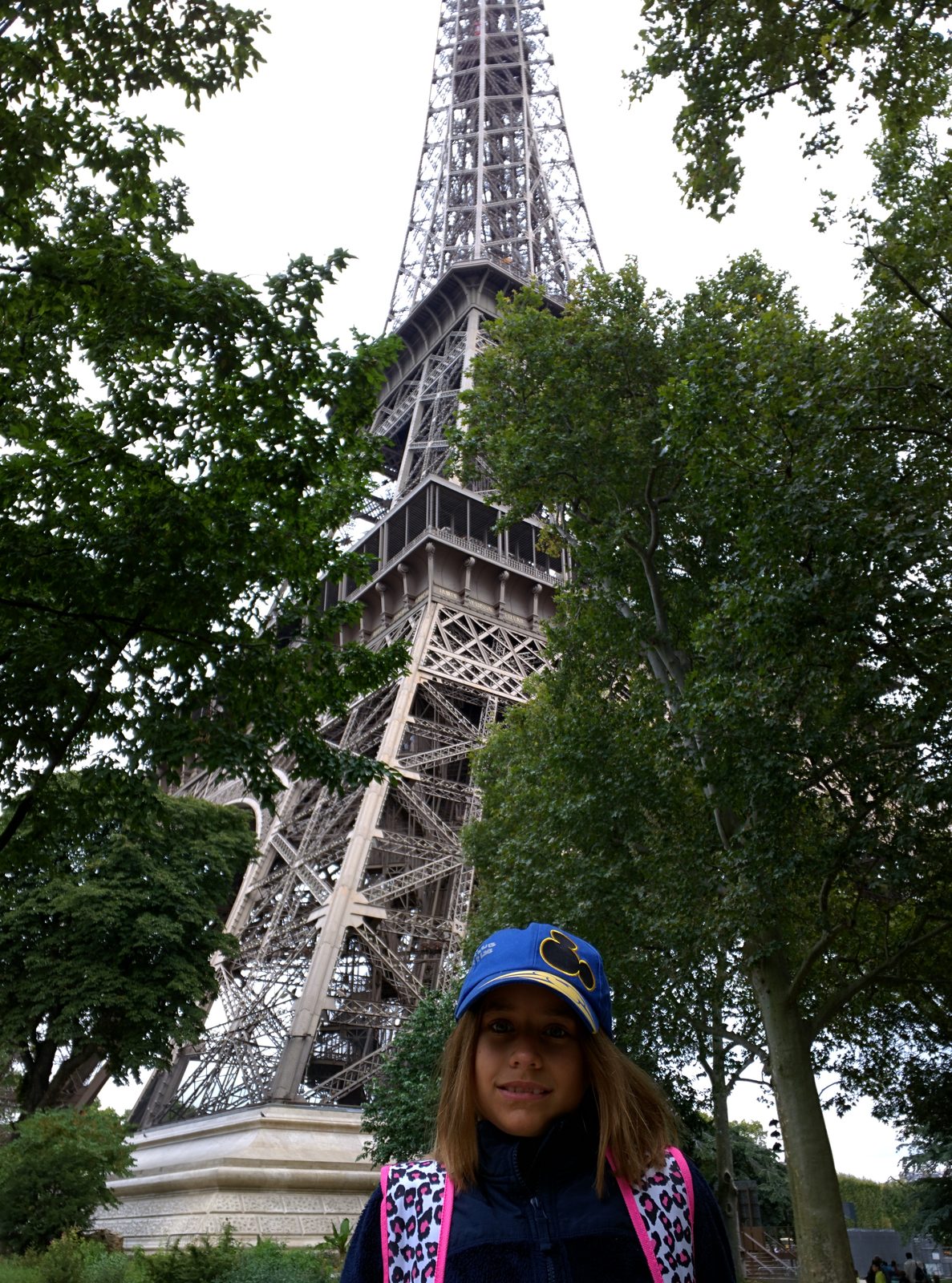 First picture with the Eiffel Tower