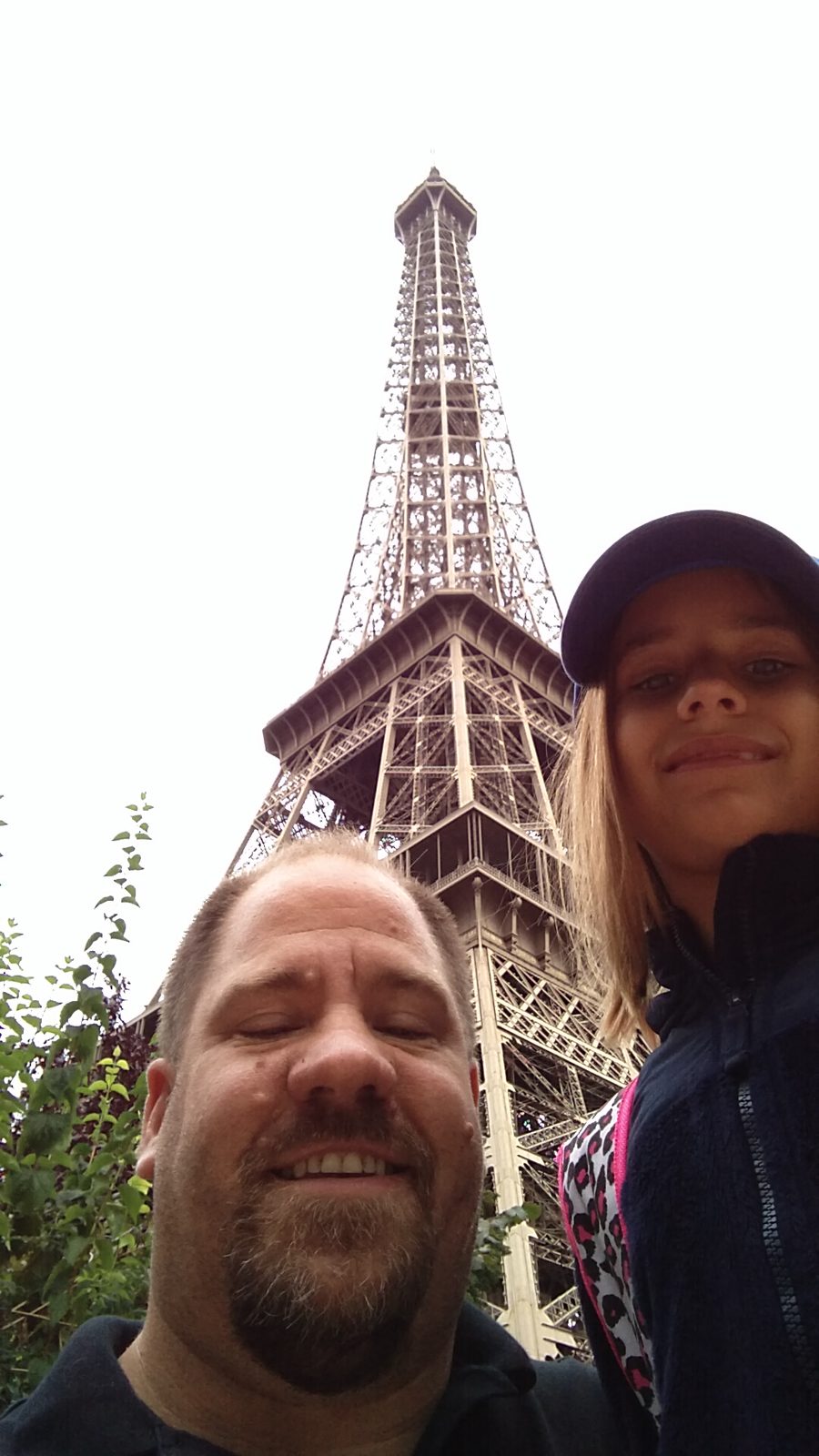 Lisa and me at the base of the Tower