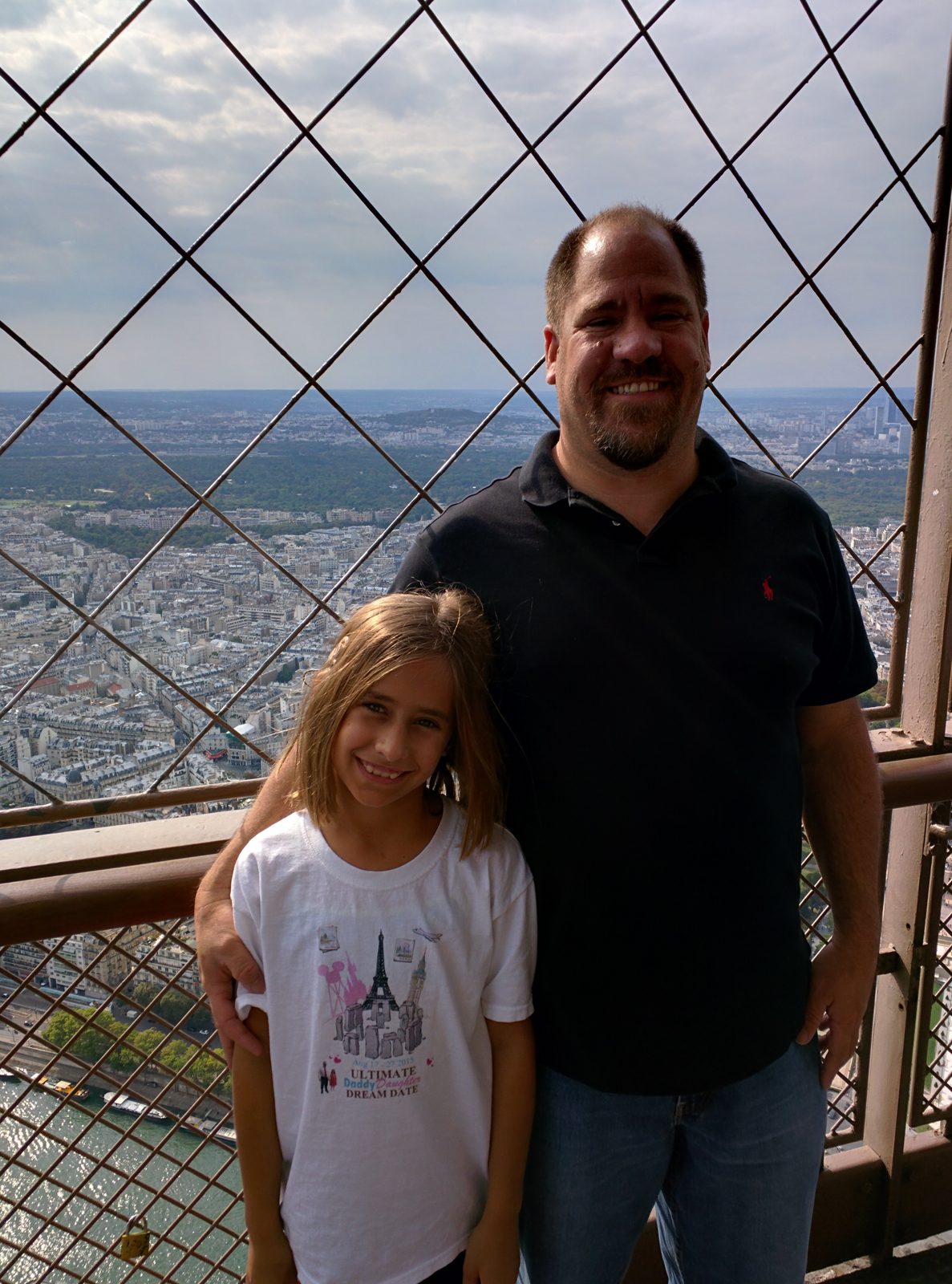 Picture of us at the Summit of the Eiffel Tower