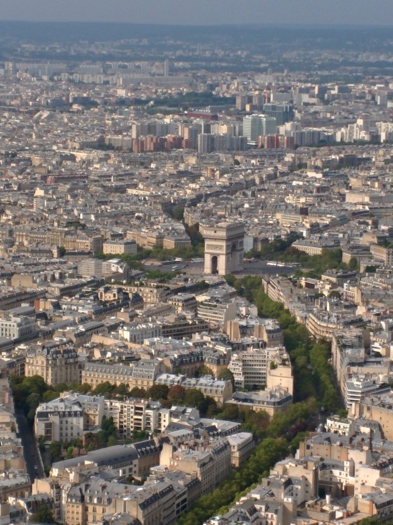 The Arc de Triomphe from the Tower