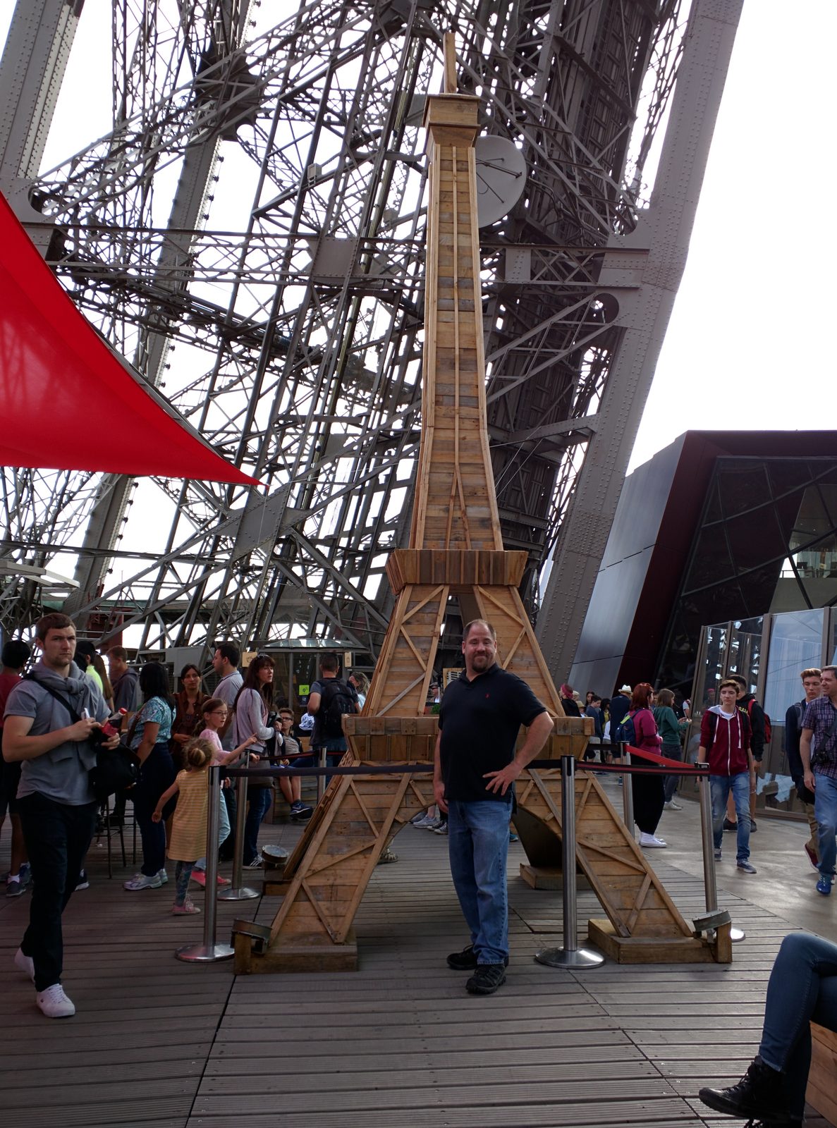 New first floor of the Eiffel Tower