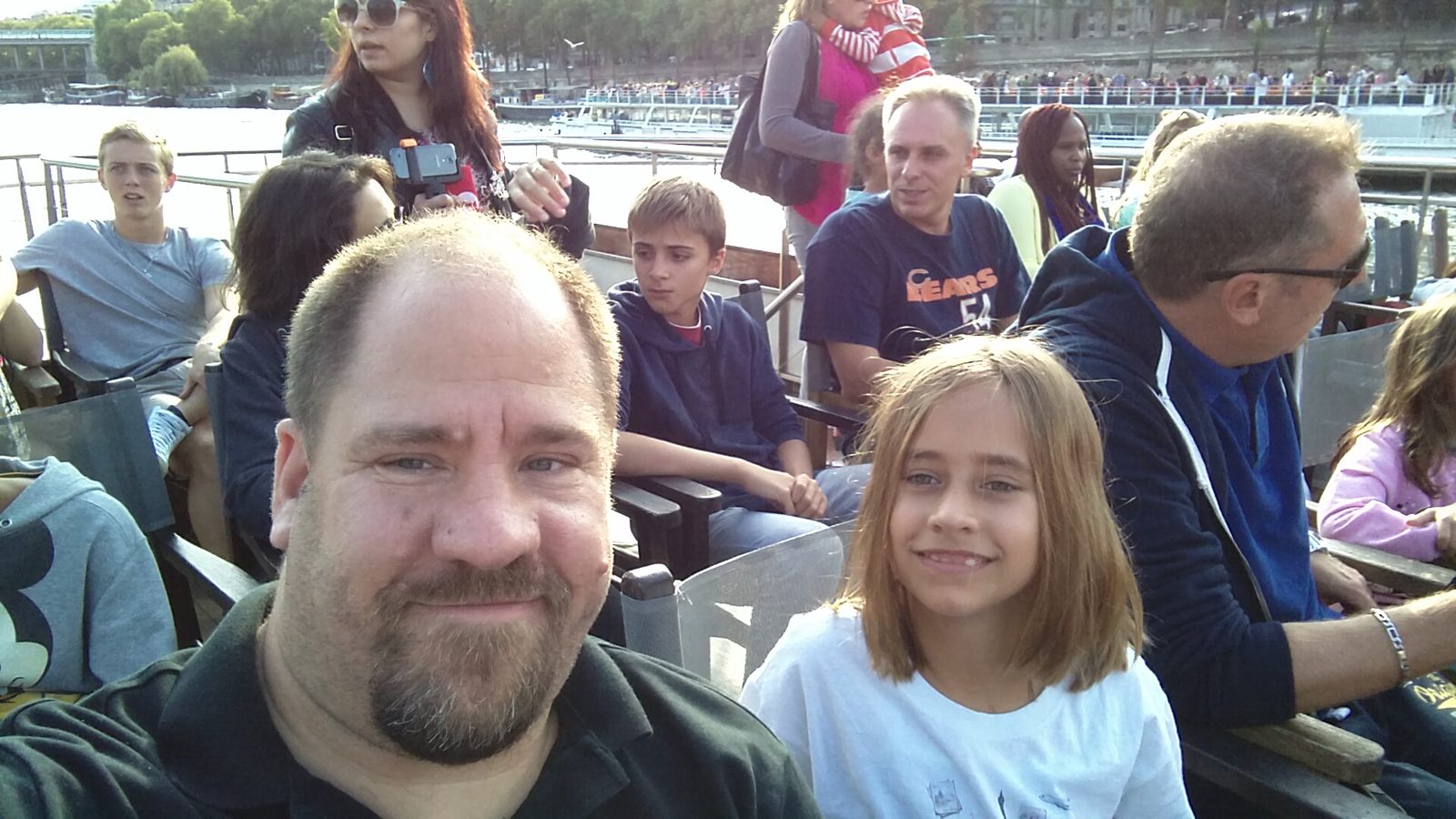 Boat ride on the Seine