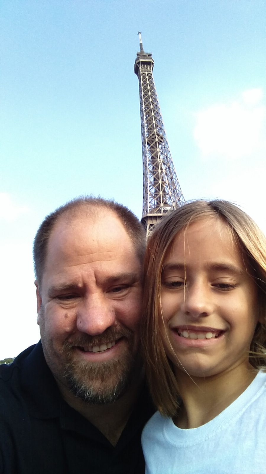 Lisa and me with the Tower behind us