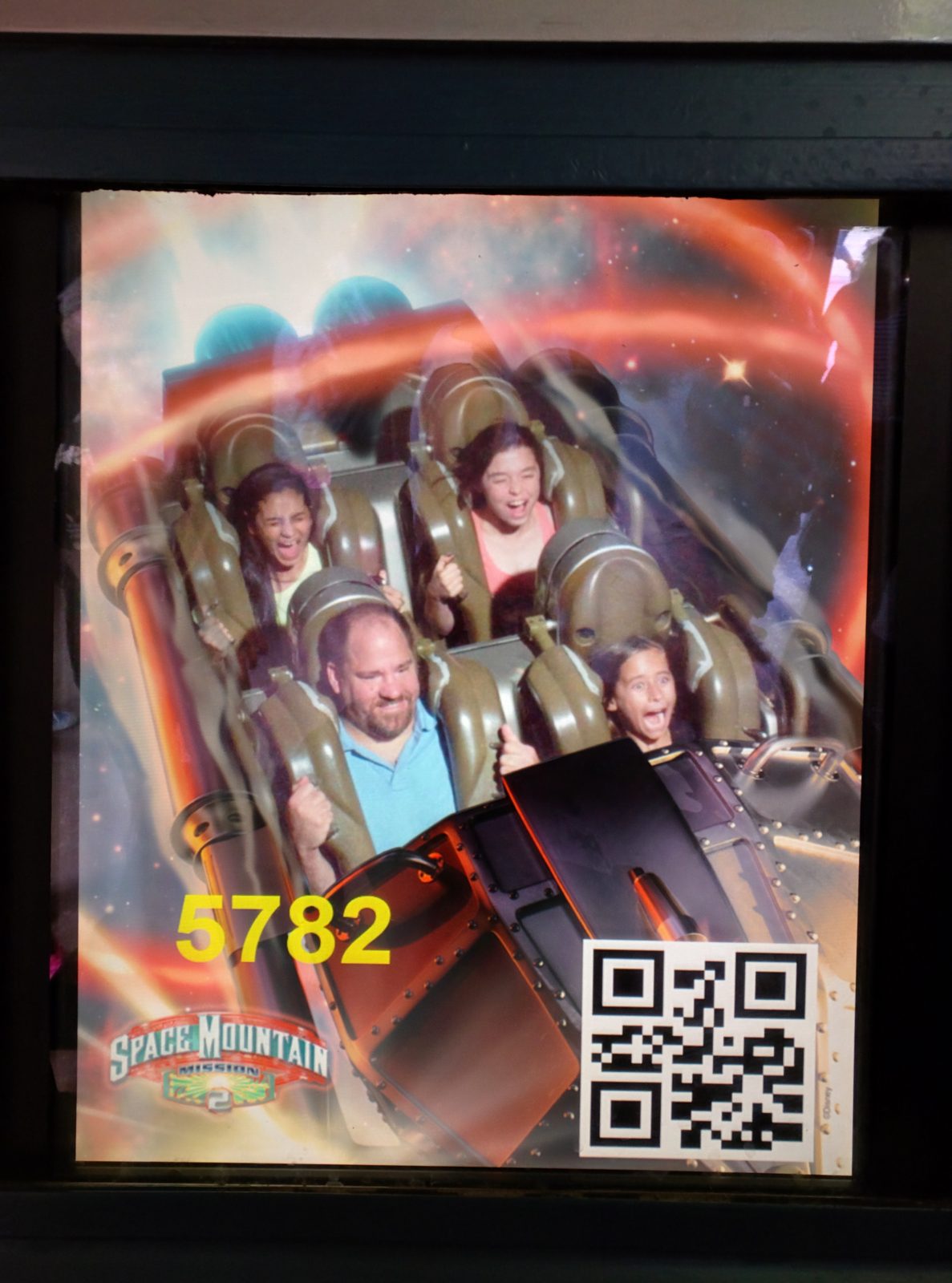 Lisa and me on Space Mountain