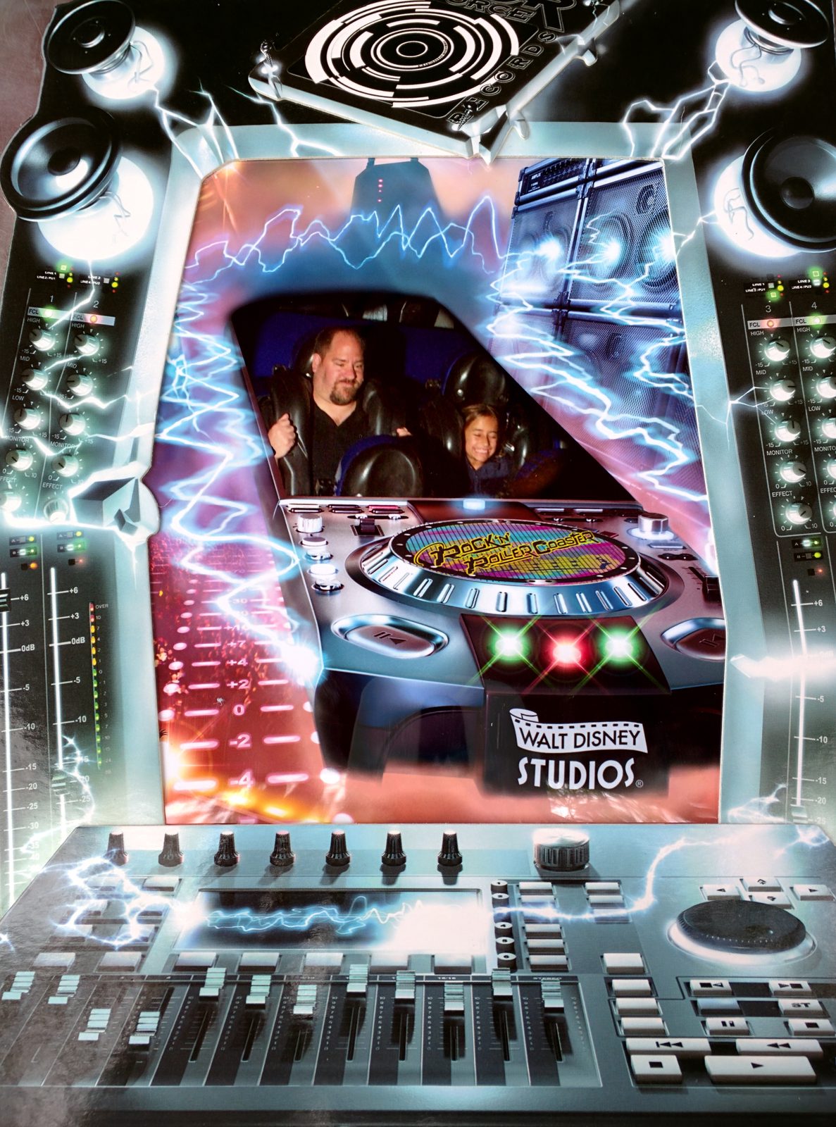 Caught on the ride camera at the Studios park