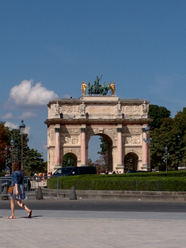 The Arc de Triomphe du Carrousel by the Louvre