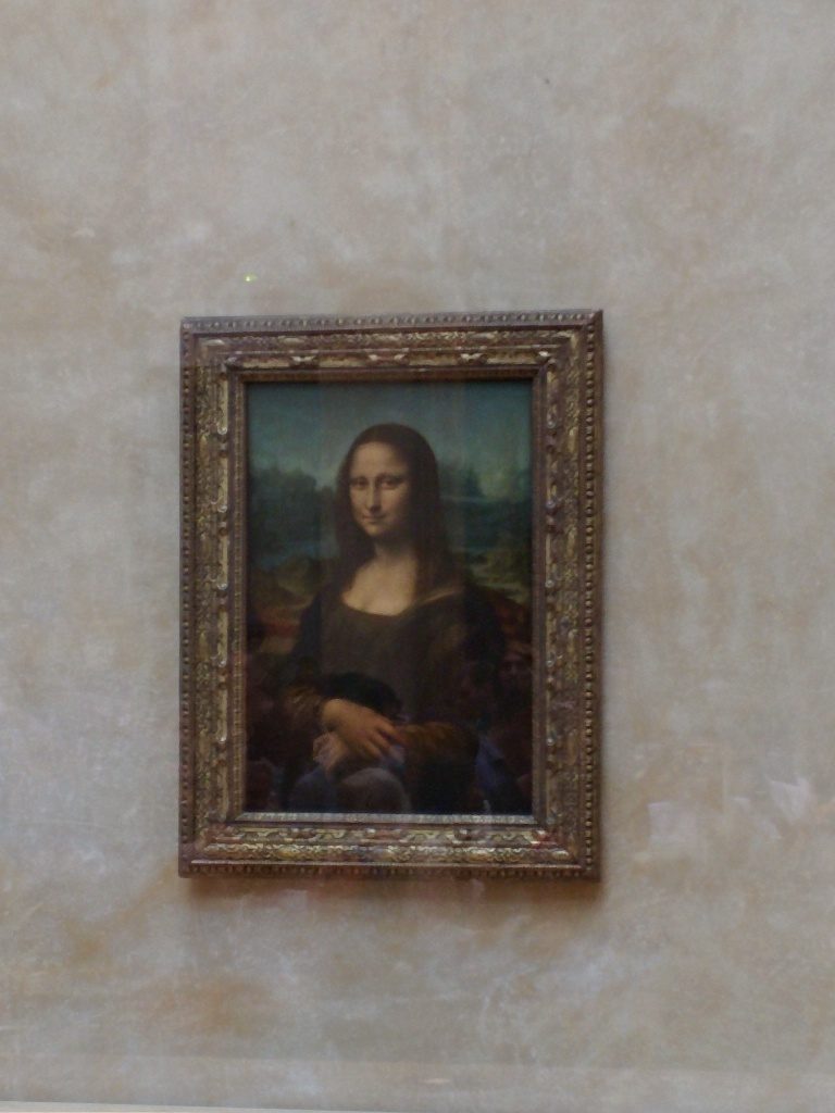 The Mona Lisa up close