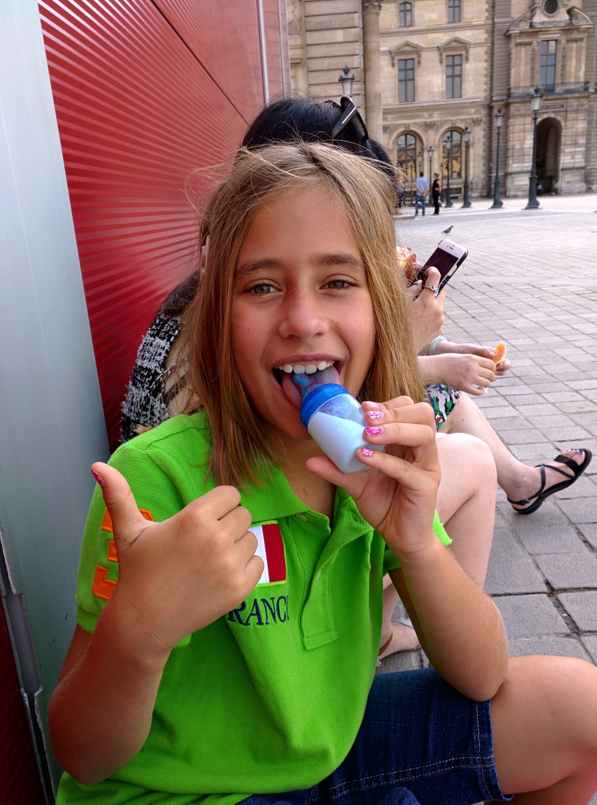 Snack break. 2/3 of the Louvre down, 1/3 to go