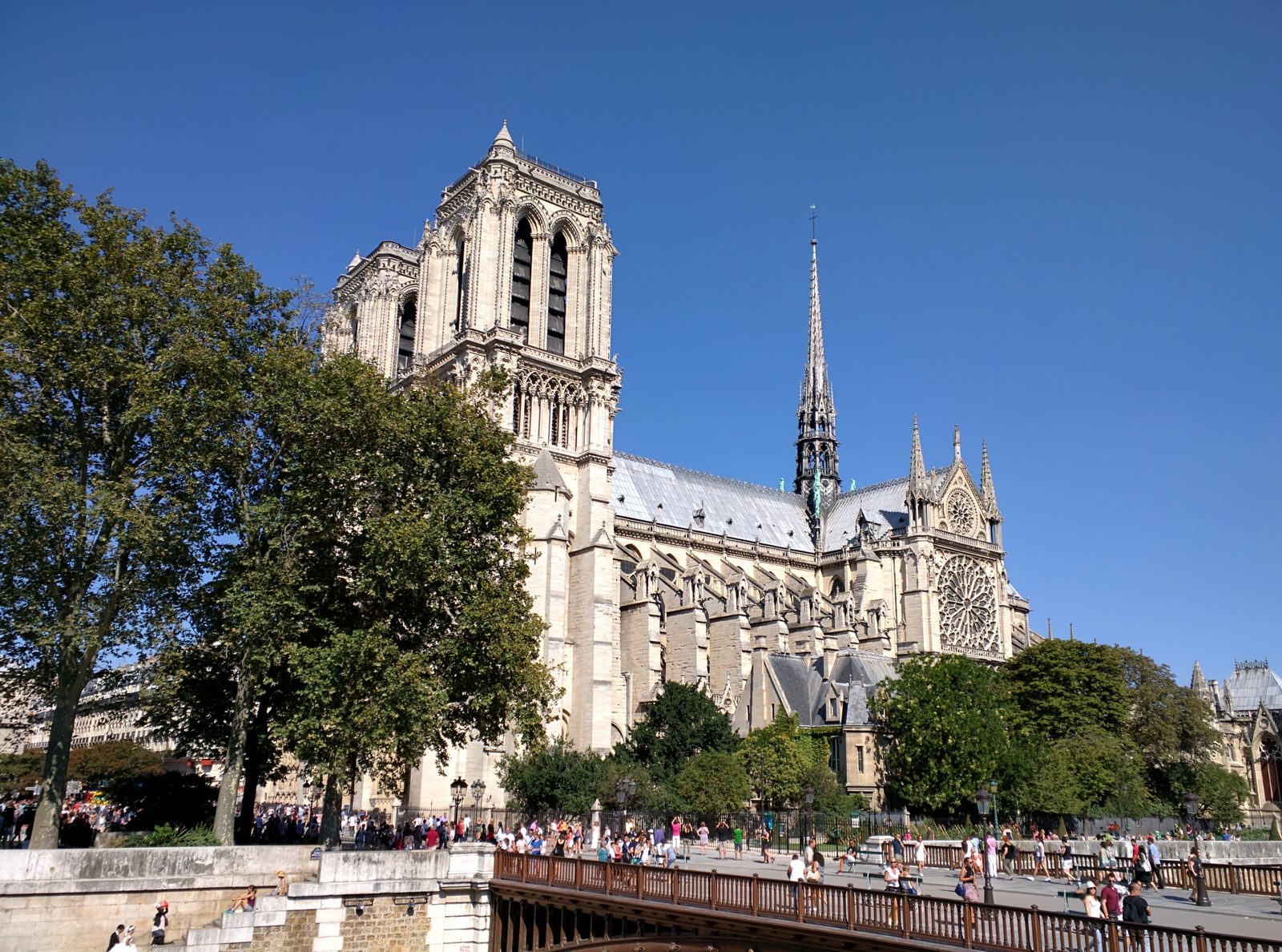 Notre-Dame from across the Seine