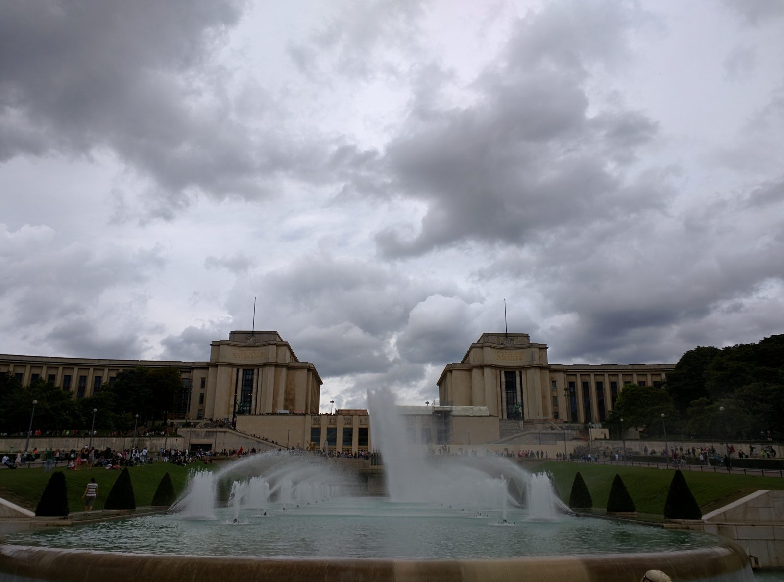 The fountains at Trocadéro