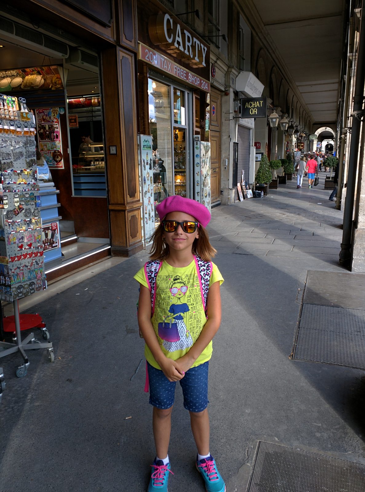 We couldn't leave Paris without a pink hat