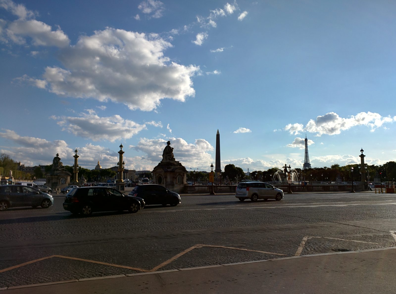 Place de la Concorde at evening