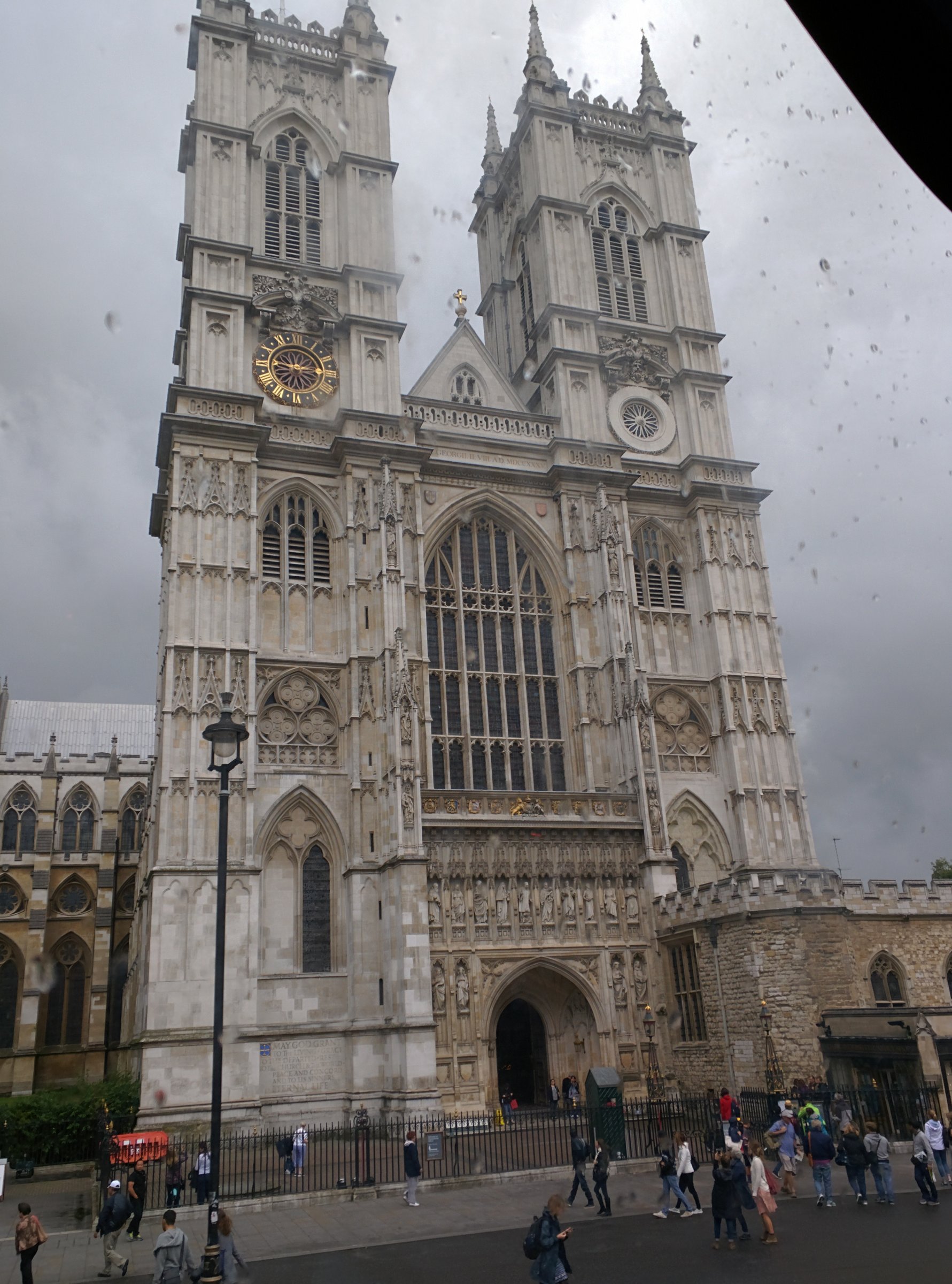Outside Westminster Abbey